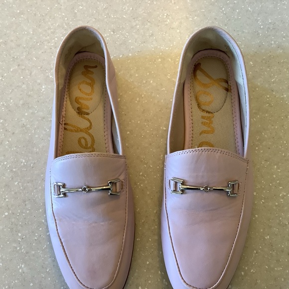 Sam Edelman Loraine Horsebit Pink Leather Loafers Size 7.5 Classic Flats - Picture 7 of 10